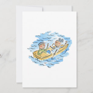 Rowing Boat Invitation