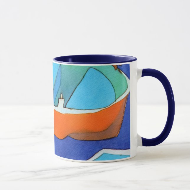 Rowing Boats Mug 2 (Right)