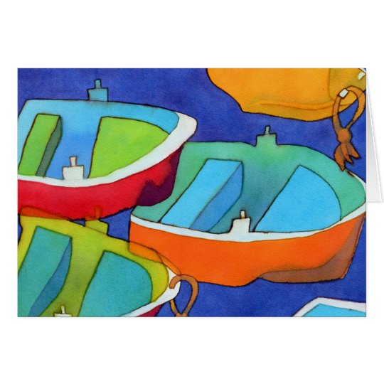 Rowing Boats Notecard