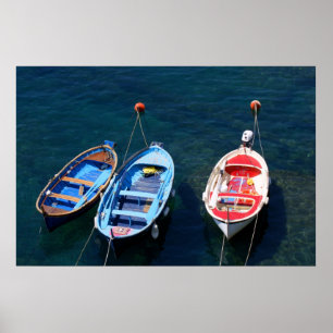 Rowing Boats Poster
