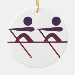 Rowing Ceramic Tree Decoration