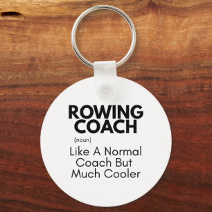 Rowing Coach Funny Definition: Rowing Coach Gift Key Ring