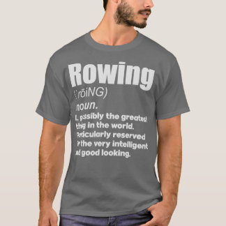 Rowing coach girl player gift T-Shirt