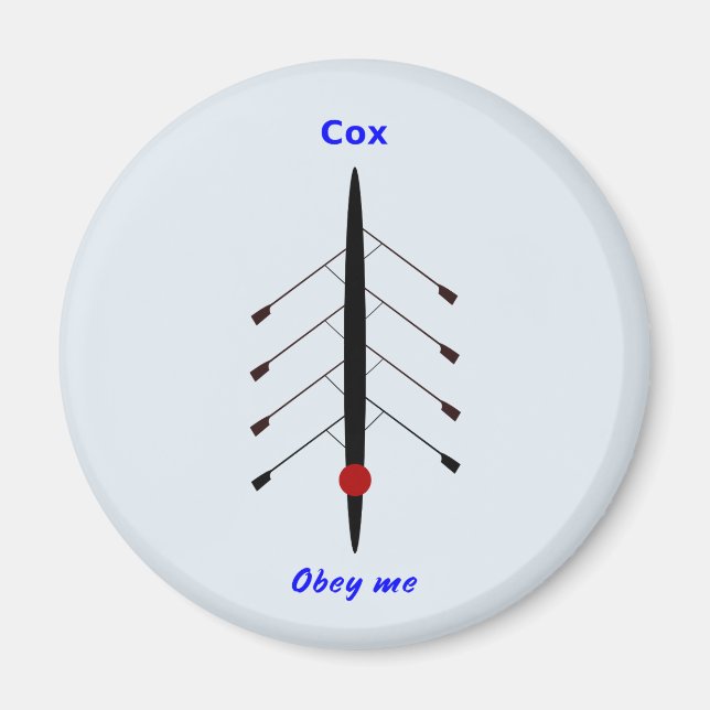 Rowing cox obey me magnet (Front)