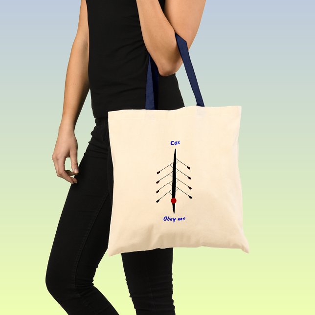 Rowing cox obey me slogan tote bag (Creator Uploaded)