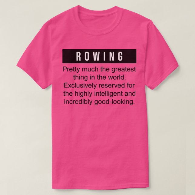 rowing definition 1 T-Shirt (Design Front)