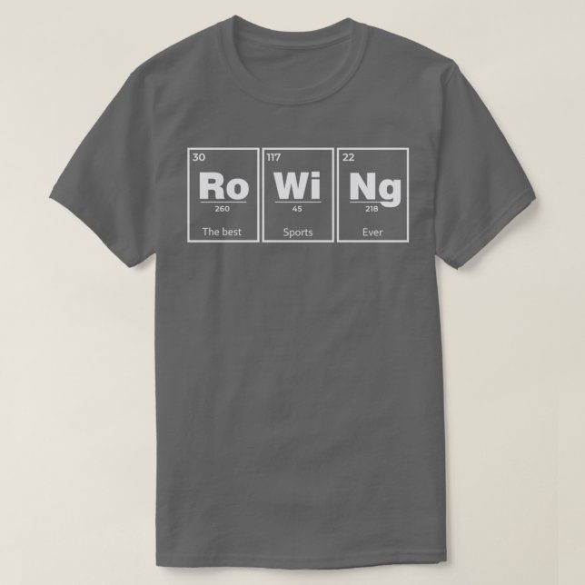 Rowing Elements Rower Rowing Boat Funny Gift T-Shirt (Design Front)