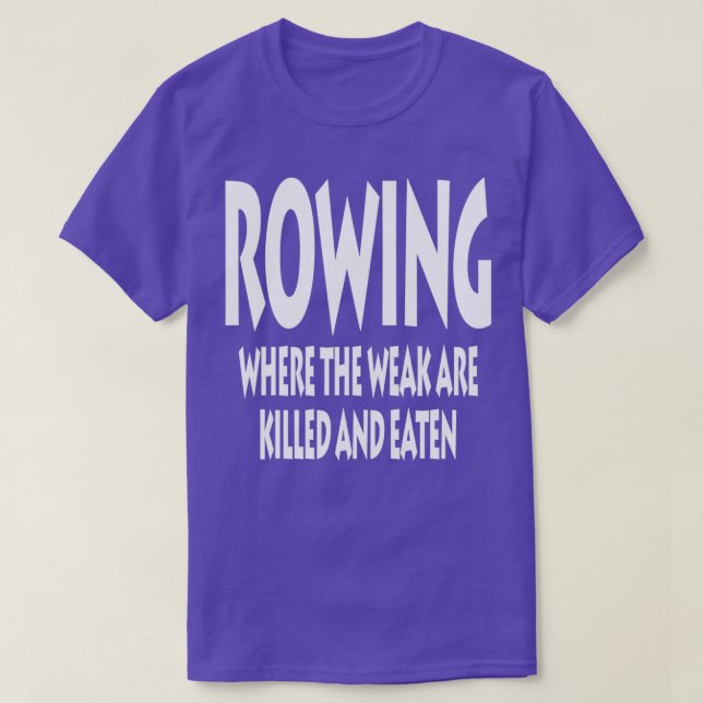 Rowing Enthusiast 2 T-Shirt (Design Front)