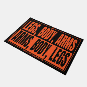 Rowing equipment with own motto or name, Technique Doormat
