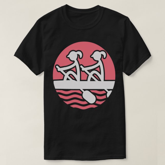 Rowing Girls T-Shirt (Design Front)