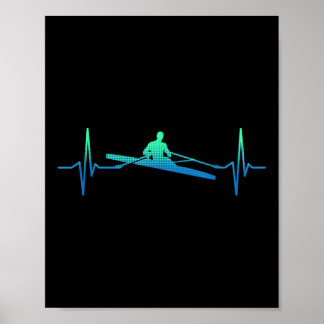Rowing Heartbeat  Poster