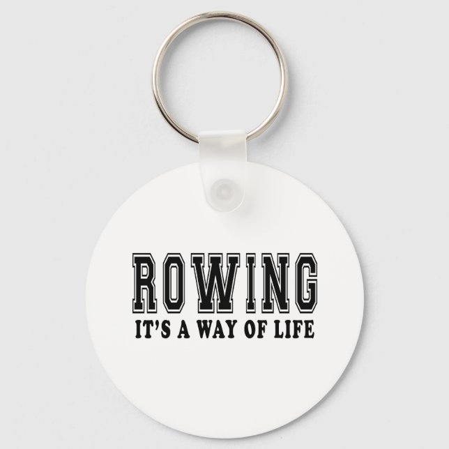 Rowing It's way of life Key Ring (Front)