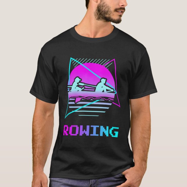 Rowing Kayak Rower T-Shirt (Front)