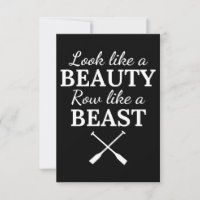Rowing: Look like a beauty row like a beast.