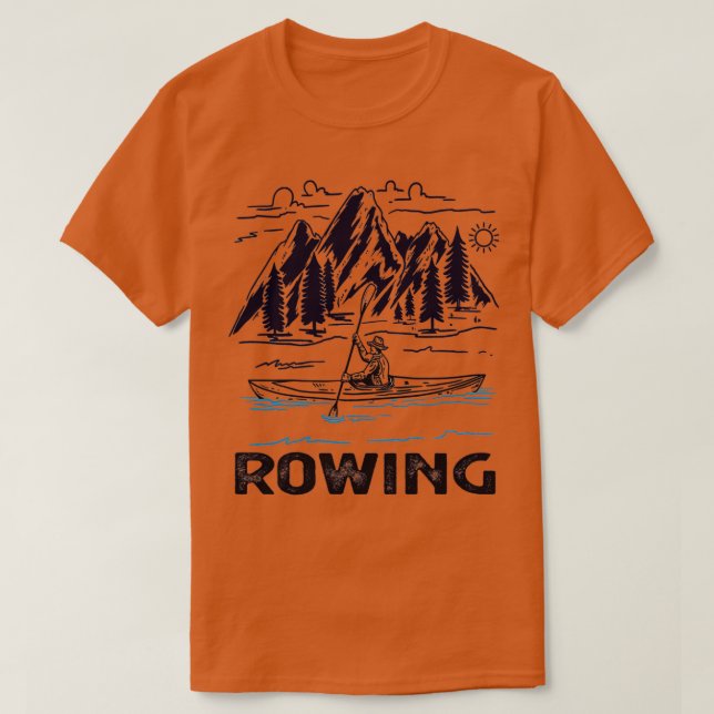 Rowing Lovers T-Shirt (Design Front)