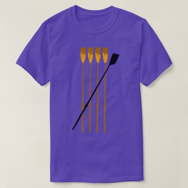 Rowing Oars 4 T-Shirt (Design Front)