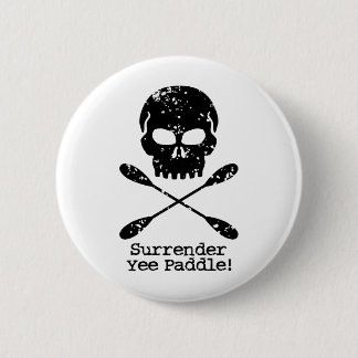 Rowing Pirate 6 Cm Round Badge