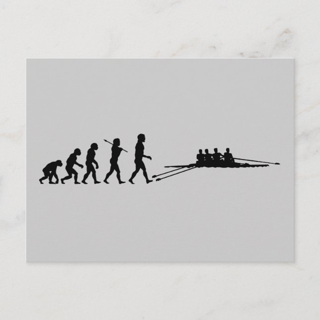 Rowing Racing Shell Sport Postcard (Front)