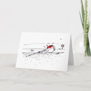 Rowing Robin Card