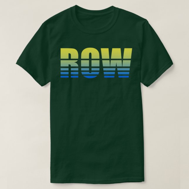 Rowing Row T-Shirt (Design Front)