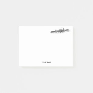 Rowing Rowers Crew Team Water Sports Post-it Notes