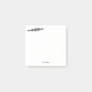 Rowing Rowers Crew Team Water Sports Post-it Notes