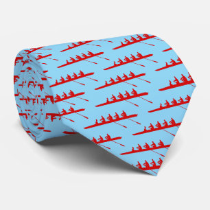 Rowing Rowers DIY Colors 4 Crew Team Baby Blue Red Tie