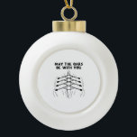 Rowing Rowing Boat Ceramic Ball Christmas Ornament<br><div class="desc">Do you love rowing? It's a great sport and in the summer you like to paddle in a rowboat then this trendy design is perfect for you.</div>