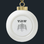 Rowing Rowing Boat Ceramic Ball Christmas Ornament<br><div class="desc">Do you love rowing? It's a great sport and in the summer you like to paddle in a rowboat then this trendy design is perfect for you.</div>