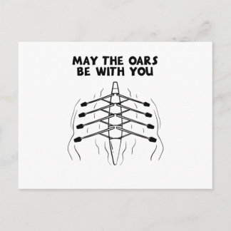 Rowing Rowing Boat Postcard