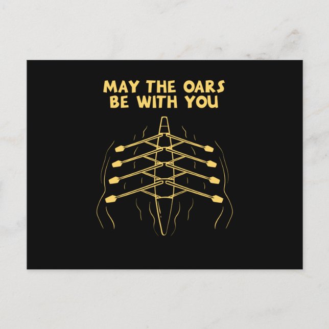 Rowing Rowing Sport Postcard (Front)