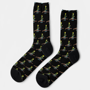 Rowing Stickman Socks