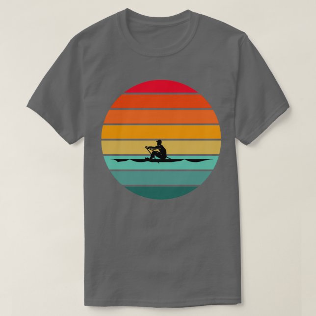 Rowing Sunset 2 T-Shirt (Design Front)