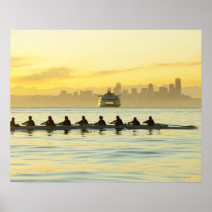 Rowing Team 2 Poster