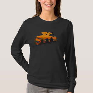 Rowing Team Sunset Lake Cute Crew Sport Gift Premi T-Shirt