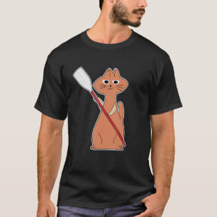 Rowing Vintage Cat Rower Crew Coach Women Or Men T-Shirt