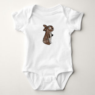 rown Bunny Baby Bodysuit