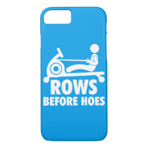 Rows Before Hoes - Funny Rowing Machine Workout iPhone 8/7 Case