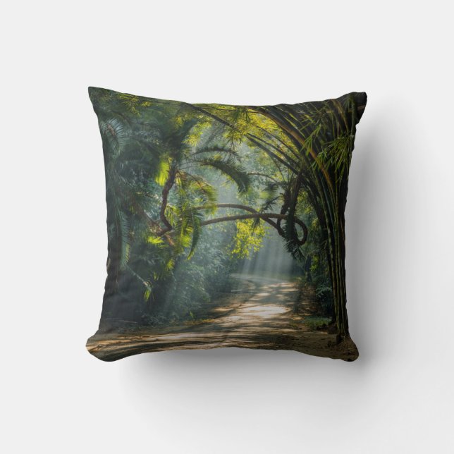 Rows of Bamboo Cushion (Front)