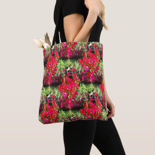 Rows of Carnations..... Tote Bag