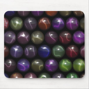 Rows Of Catseye Marbles Mouse Mat