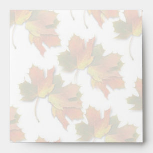 Rows of Fall Leaves Envelopes