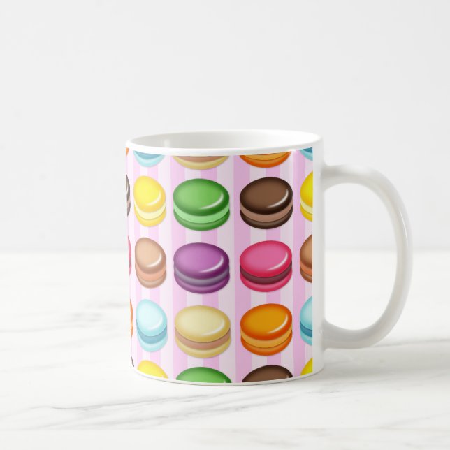Rows of Macarons Coffee Mug (Right)