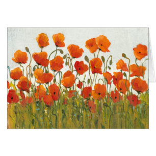 Rows of Poppies I
