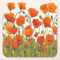 Rows of Poppies I