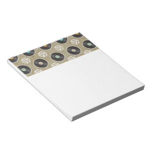 Rows of Records Pattern Notepad