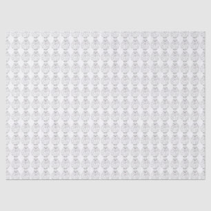 "Rows of whimsical sheep” Tissue Paper