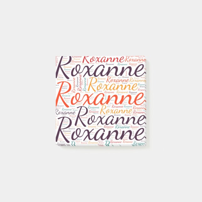 Roxanne Post-it Notes (Front)