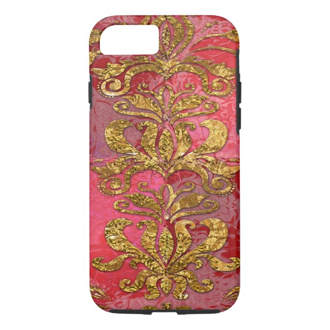 Roxanpheaz Chic Cool Damask Case-Mate iPhone Case (Back)