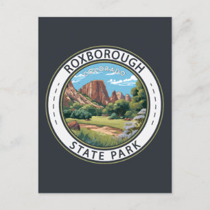 Roxborough State Park Colorado Badge Postcard